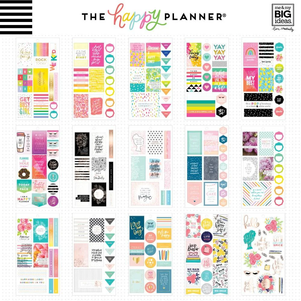 Value Pack Stickers - Happy Quotes - Image 3
