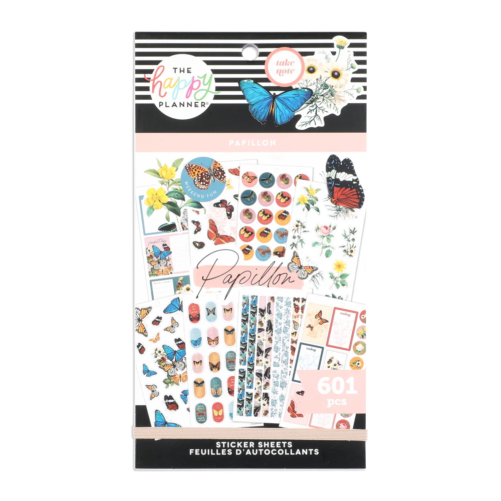 Value Pack Stickers - Papillon Butterfly