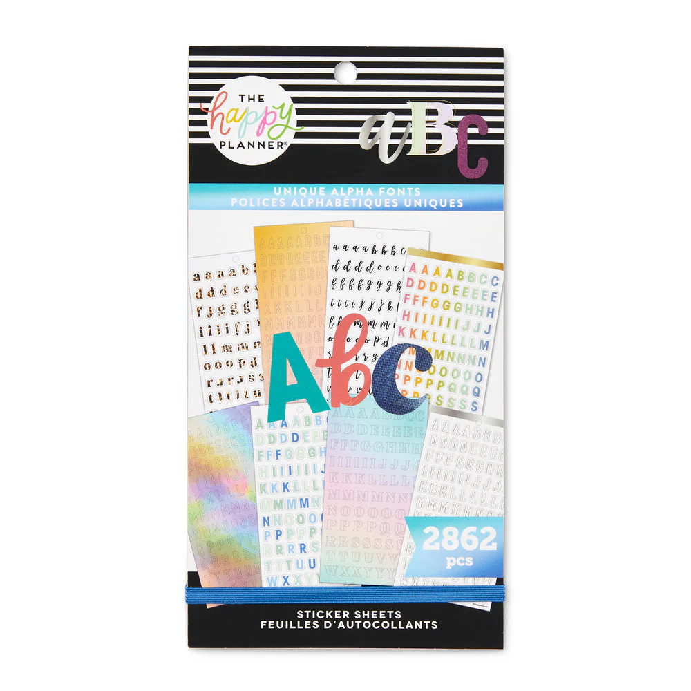 Value Pack Stickers - Unique Alpha Fonts