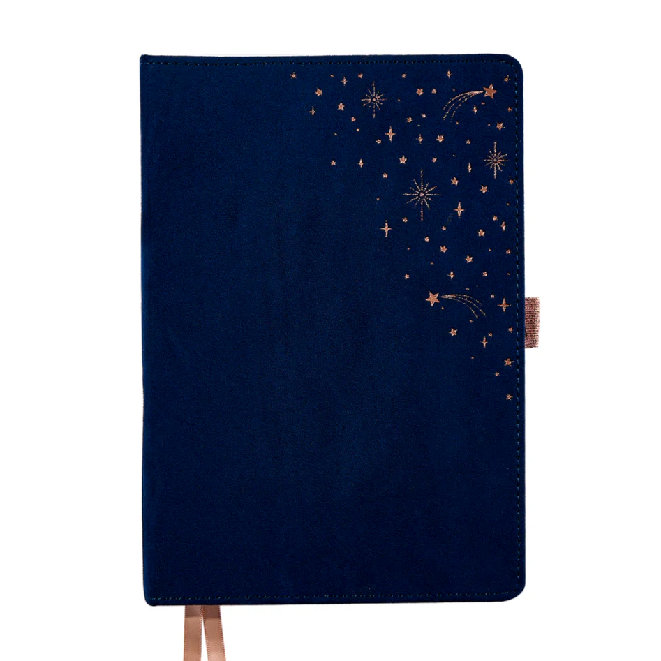 Velvet Stargazer - Dotted Lined Happy Journal® - 80 Sheets - 160GSM Paper