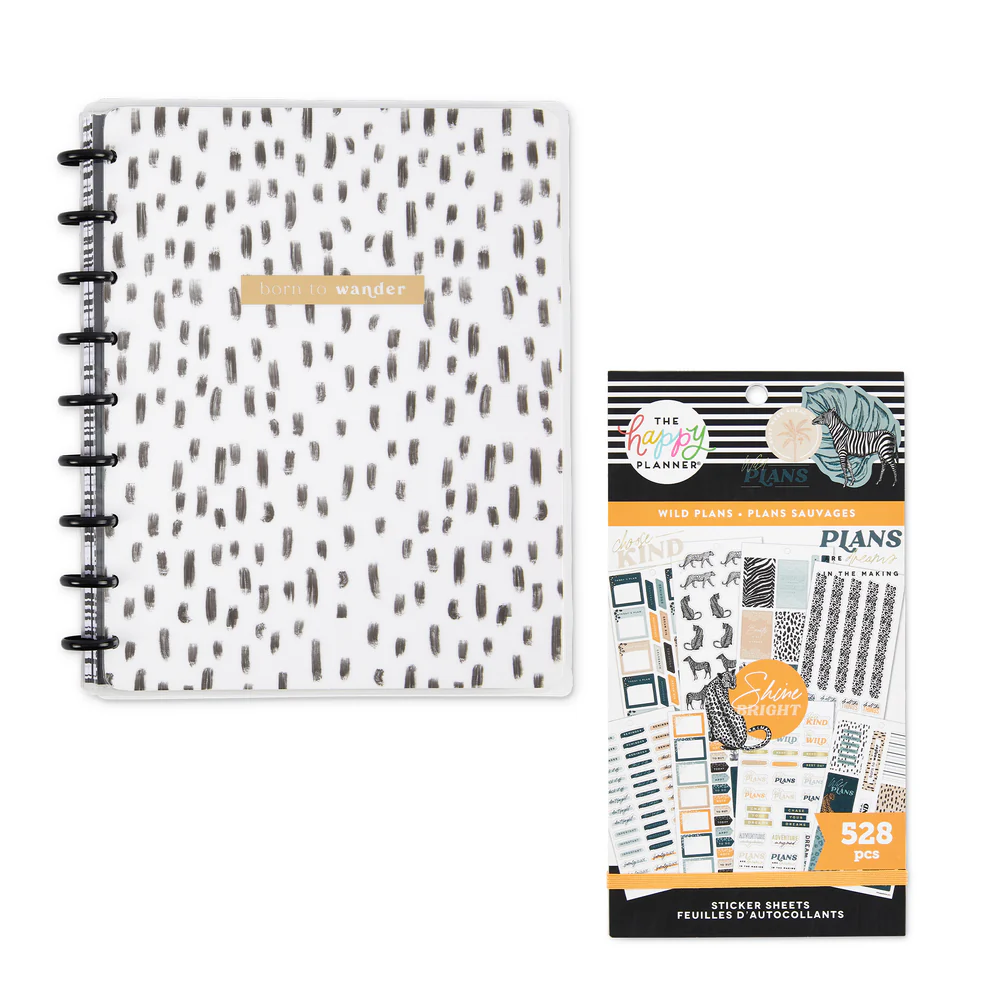 Wild Plans - Notebook + Sticker Bundle